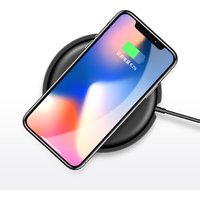 USAMS universal cooling hole 10W output quick charger portable Qi wireless charger fast wireless charging for iphone