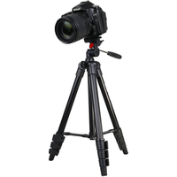 Fotopro traveler camera tripod with pan head,adpter,quick release plate and bag