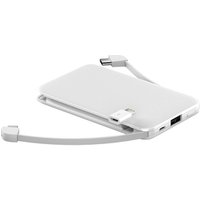 2019 New Model Two built-in cable Customized Power Banks Portable OEM 5000mAh Powerbank