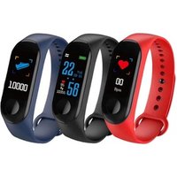 Factory Directly Sales New M3 Smart Bracelet Watch Tracker Waterproof Fitness Wristbands