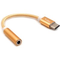 Wholesale Short Type-C headset Charging Cable 3.5MM To C Type Auxiliary Audio Connector Braided Adapter