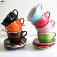 custom logo porcelain ceramic tea mug set espresso coffee latte cappuccino cup coffee cups ceramic set with saucer