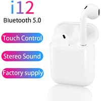 OEM i12 Auto Pairing Stereo TWS Earphones Sport Wireless Earbuds