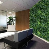 Hot Selling Tropical Jungle Style Artificial Plant Greenery Backdrop Fake Hang Plant Wall Artificial Leaf Wall for Indoor Decor