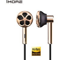 1MORE E1008 Sports Car Wheel Hub-Type Design Dual Dynamic Driver in-Ear Headphones with Microphone Wired Earphone Noise-Cancel