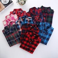 Long Sleeve Flannel Check Shirt