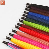Double Long Handle Windproof Straight Travel Umbrella