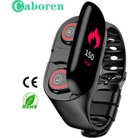 Caboren M1 Smart bracelet For Women Men With Headphone Hate Rate Blood Pressure Monitor Sport SmartWatch