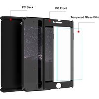 Phone accessories full protective mobile phone Case For iPhone XS MAX XR X 8 7 6 6s Plus 360 Cases Cover with screen protectors