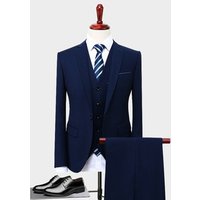 New Design Bespoke Color And Size Groom Business 3 Piece Slim Fit Men Suit YF028