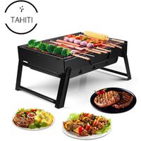 Folding portable charcoal BBQ for outdoor smoker Durable Mini Foldable barbeque grill