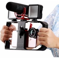 Custom U-Rig Pro Smartphone Video Rig w 3 Shoe Mounts Filmmaking Case Handheld Phone Video Stabilizer Grip Tripod Mount Stand