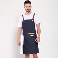 Cotton Denim Use Apron Kitchen & BBQ