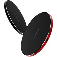 Factory price fast ultra thin metal cheap qi round certified cell mobile phone 10w fast wireless charger