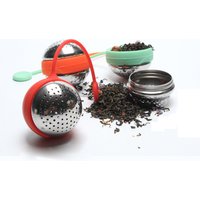 Stainless Steel & Silicone Long Handle Tea Ball Infuser