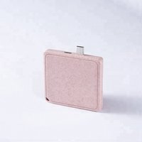New products shenzhen environmental material powerbank 2 in 1 rechargeable power bank 1000mah mini power bank