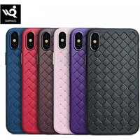new arrivals 2018 ultra thin weave tpu case for iphone x case luxury