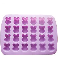 24 Cavity Silicone Bunny Gummy Mold
