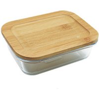 Glass Meal Prep Containers Bamboo Lids