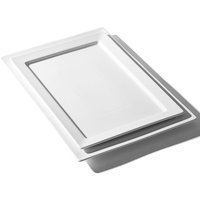 2019 Hotsale White Porcelain Rectangular Buffet Plate, Plates Restaurant Hotel, Catering Dinner Plates