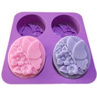 Butterfly Flower Silicone Mould Soap or Cake Making