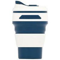 Custom printed eco friendly travel silicone drinking cup foldable folding collapsible silicone cup reusable coffee cup