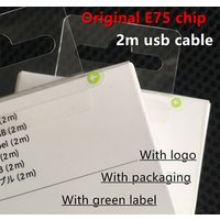 Original oem Foxconn E75 chip 2m 6ft usb Charging cable for iphone 6 7 8 plus X XS With new packing box DHL Free Shipping