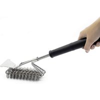 Bristle Free Barbecue Grill Cleaning Brush Scraper