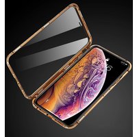 2019 Newest Magnetic Case For Iphone XS MAX X 7 8 Plus Metal Phone Cover Double Side Tempered Glass cases
