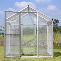 High quality large outdoor aviary aluminium bird animal cage with good design for sale