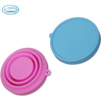 Portable Silicone Collapsible Cup Lid