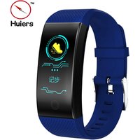 Factor New QW18 Blood Pressure Smart Bracelet Heart Rate Wristband IP68 Waterproof Sport Watch with USB Charging pk PK mi band 3