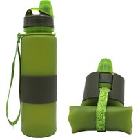 Portable Folding Collapsible Silicone Water Bottle