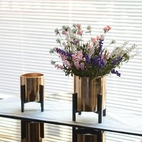 Indoor Metal Wedding Flower Plant Pot Holder for Wedding Home Decoration