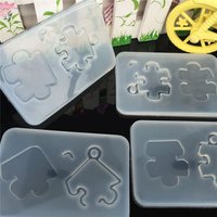 puzzle pieces silicone shake mold