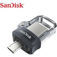 Free shipping SanDisk OTG USB Flash Drive 32GB 16GB USB 3.0 Dual Mini Pen Drives 128GB 64GB PenDrives for PC and Android phones