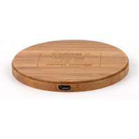 Induction station universal fast charging qi wood wireless charger pad