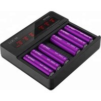 Fast Speed 12V 2A LCD USB 18650 Rechargeable lithium battery charger Efest Luc V6