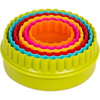 Multi-size Plastic Cookie Cutters Set with Multi-color Cookie Cutter For Kids