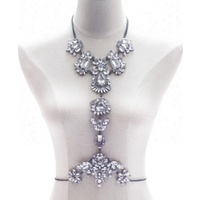 Bling rhinestone gem diamond sexy body chain jewelry