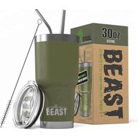Powder Coated Stainless Steel Vacuum Flask Straw
