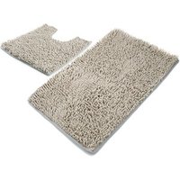 Two Piece Chenille Bathroom Mat Set