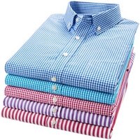 Non Iron Short Sleeve Cotton Plaid & Solid Flannel Shirts