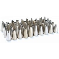 stainless steel cake icing decorating tip