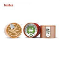 Medical Herb Small Storage Jar Smell Proof Pop Top Weed Container