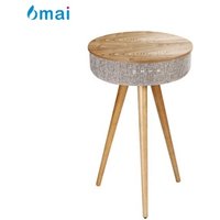 6mai Wood Subwoofer Audio Sound Home Decoration Furniture Coffee Desktop Wireless Charging Bluetooth Speaker
