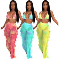 Ready to ship Women club sexy summer party 2 piece shorts outfit