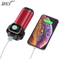 usb phone earphone watch 3in1 qi portable wireless charger powerbank for apple