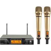 Professional UHF wireless handheld condenser microphones cordless conference microphone