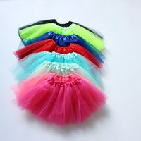 Solid Three Layer Tutu Skirt